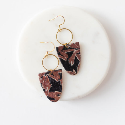 Moody Black Francis Earrings