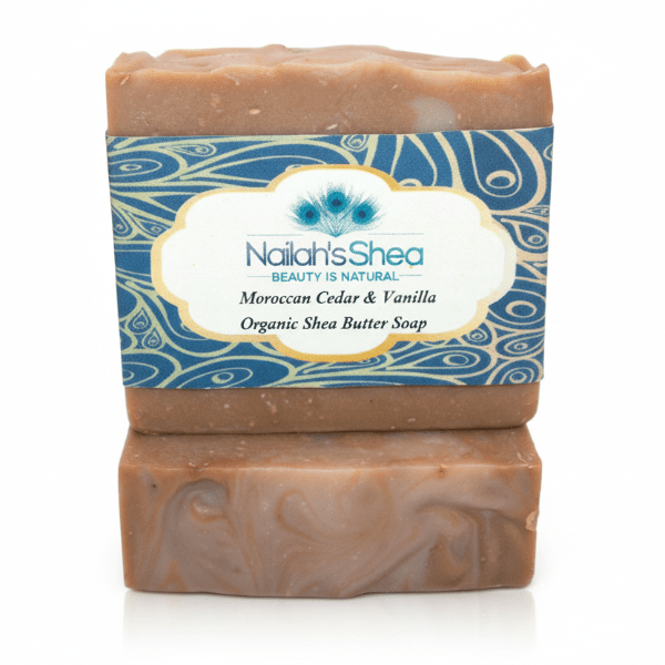 Moroccan Cedar and Vanilla Shea Butter Soap