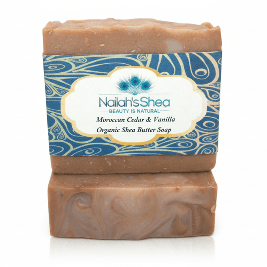 Moroccan Cedar and Vanilla Shea Butter Soap