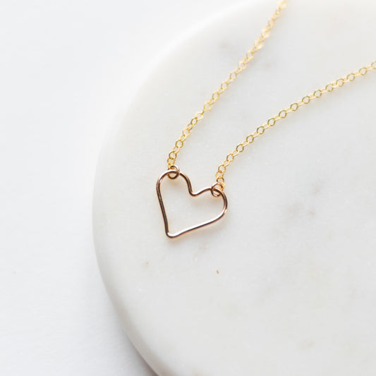 Open Heart Necklace