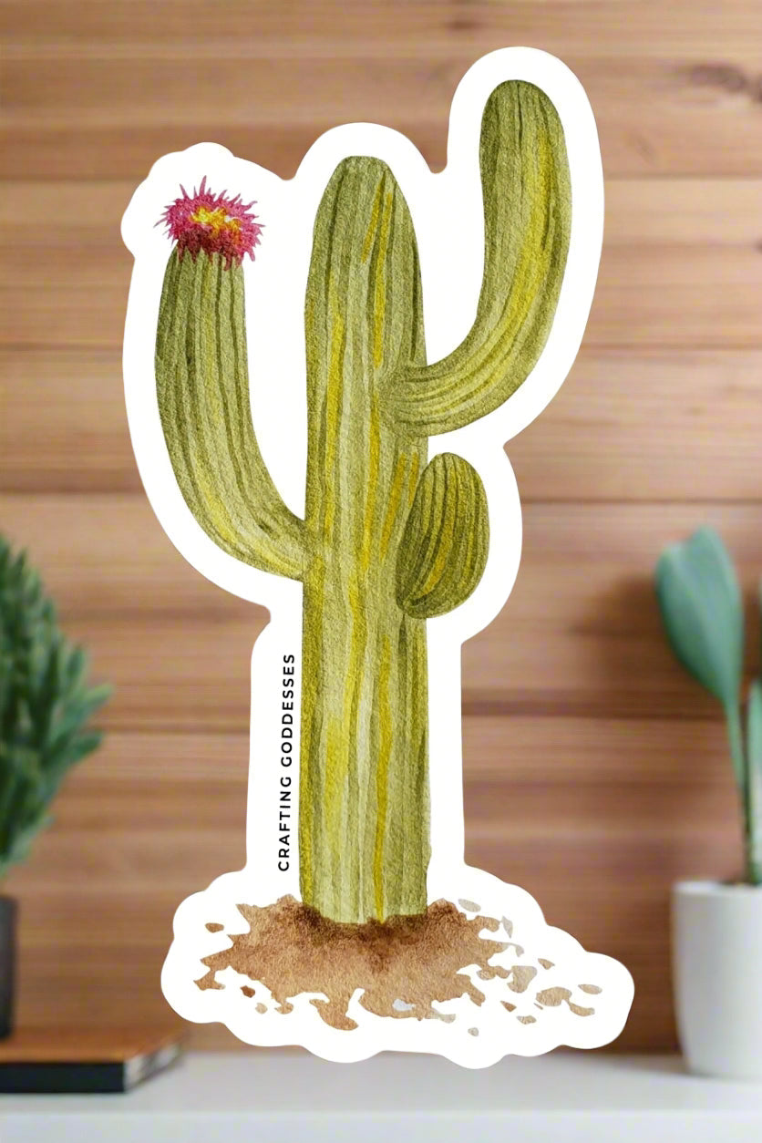 Sticker Exclusive - Saguaro Original Watercolor Art