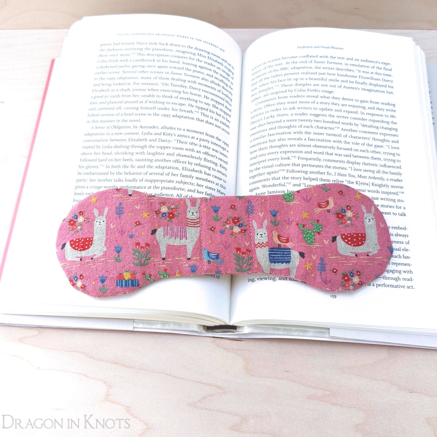 Pink Llama Book Weight