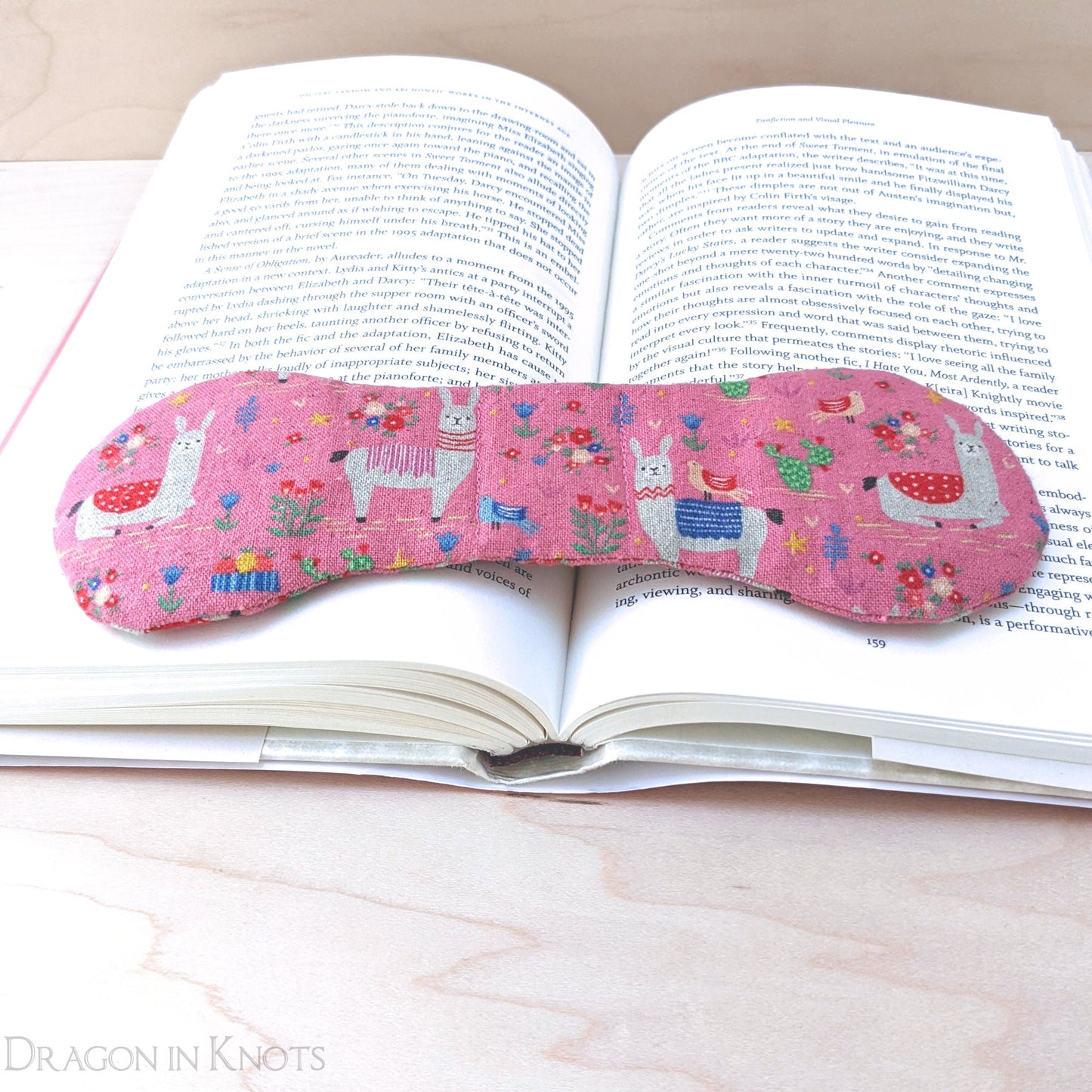 Pink Llama Book Weight