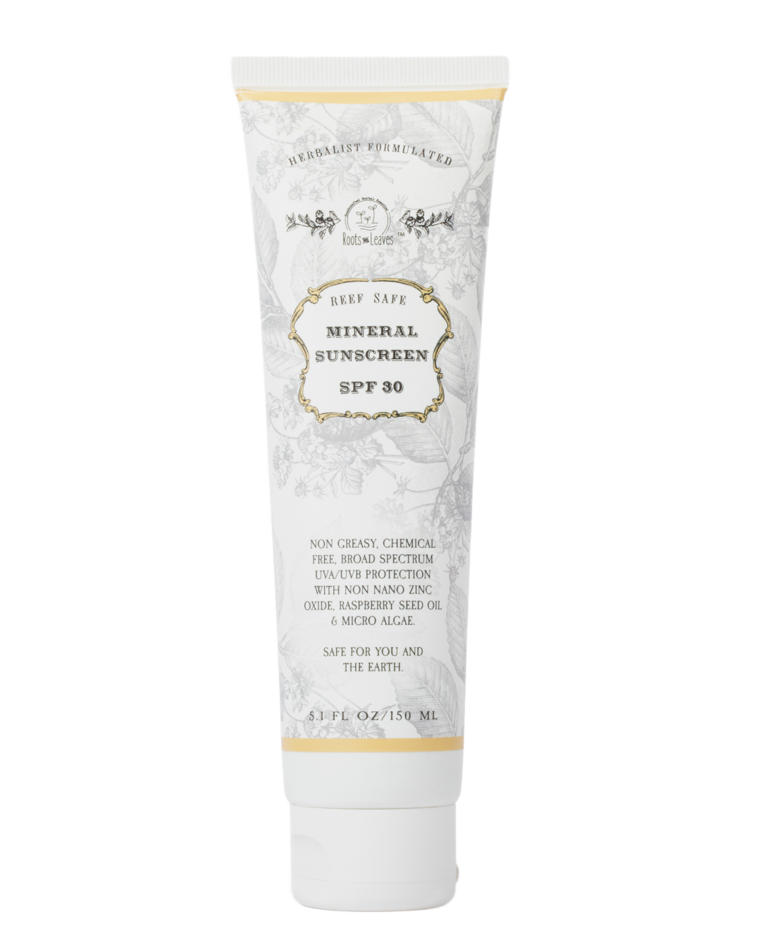 Reef Safe Vegan Mineral Face and Body Sunscreen with Tremella Mushroom