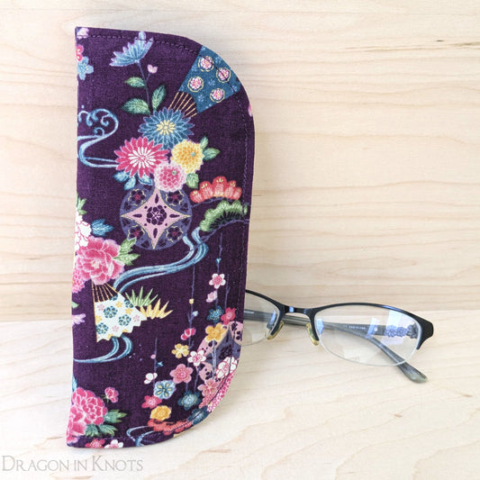 Purple Eyeglass Case - S M