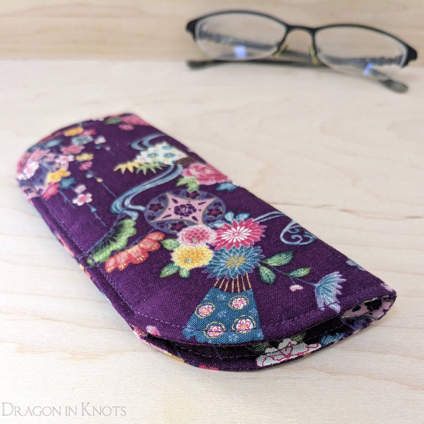 Purple Eyeglass Case - S M