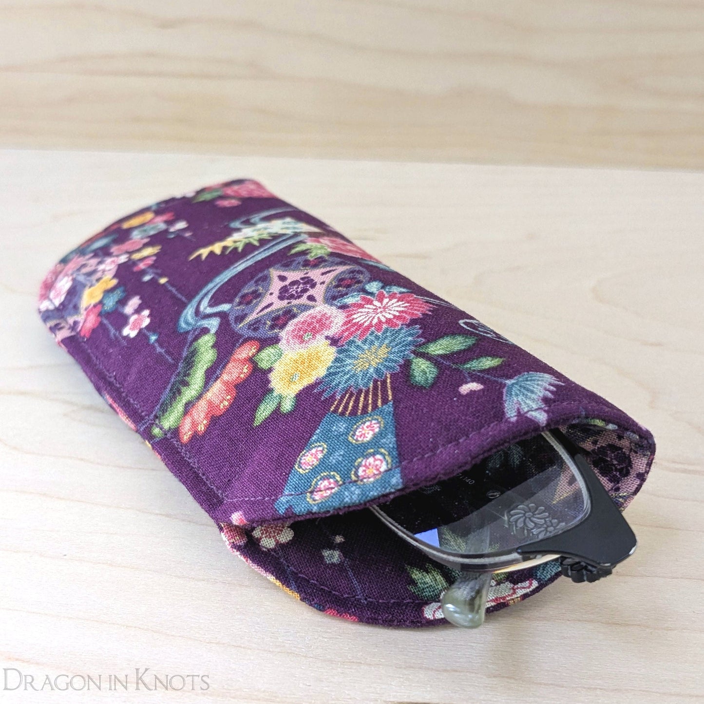 Purple Eyeglass Case - S M