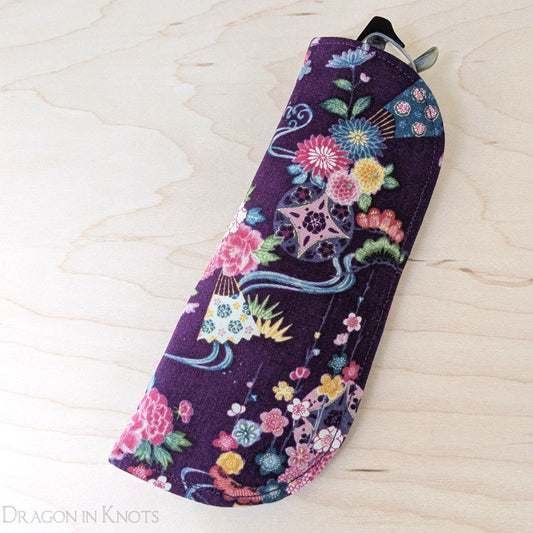 Purple Eyeglass Case - S M