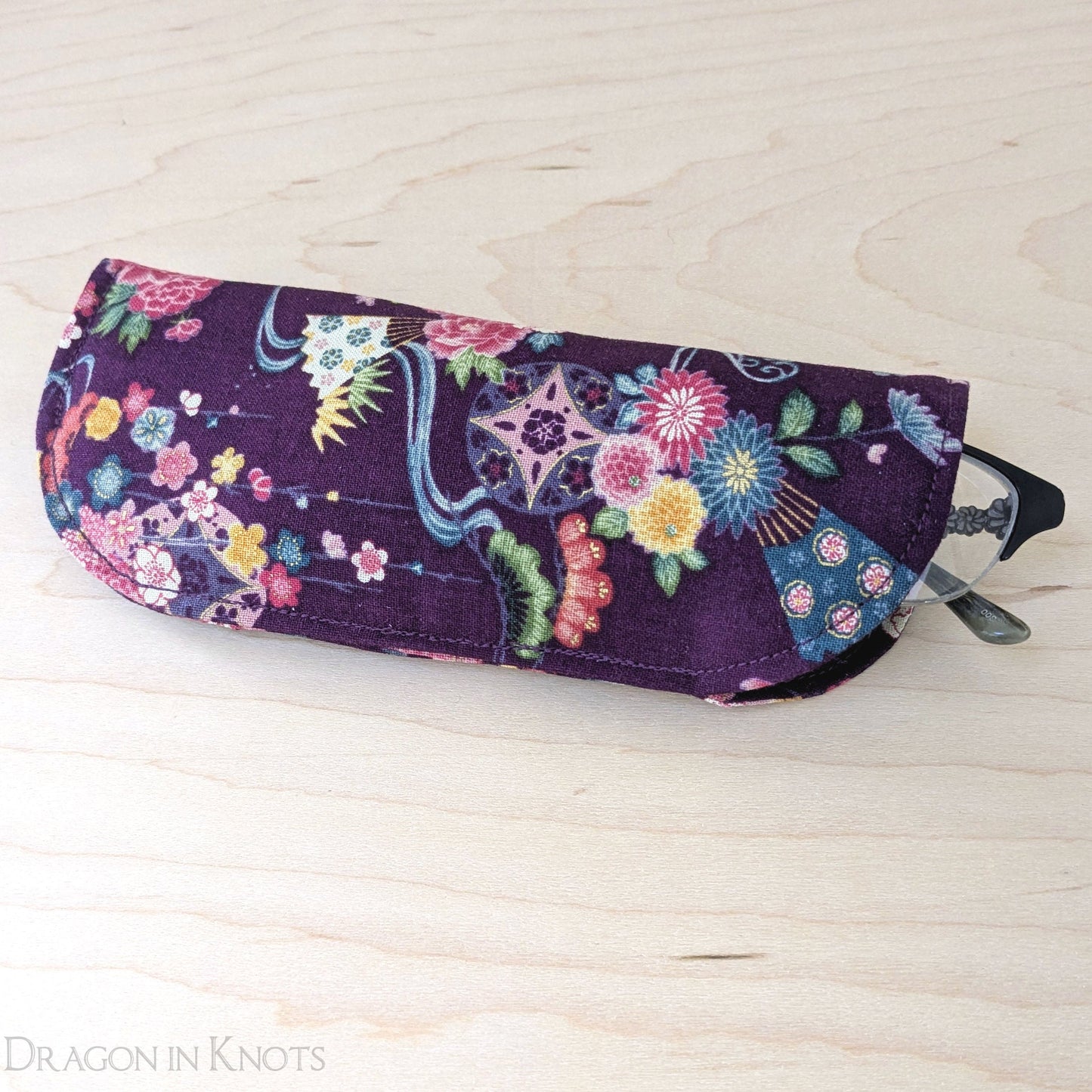 Purple Eyeglass Case - S M
