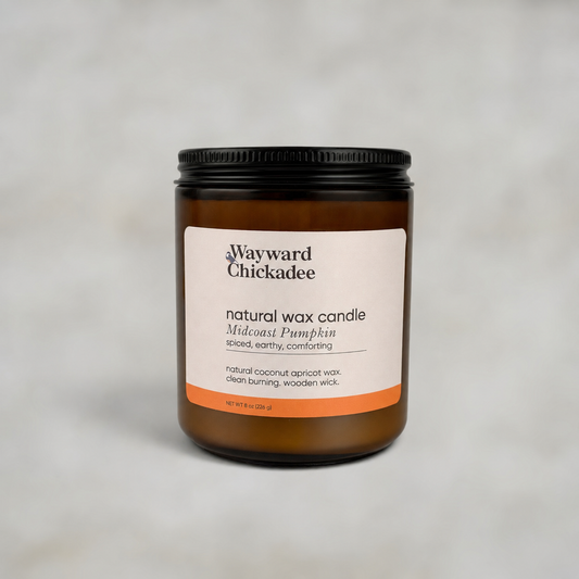 Midcoast Pumpkin scented candle