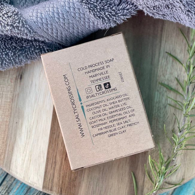 Rosemary Mint Soap Bar with Goat Milk