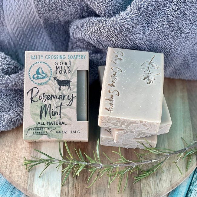 Rosemary Mint Soap Bar with Goat Milk