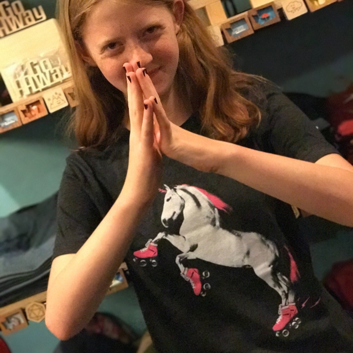 Shirt - Unisex Crew - Roller Skating Unicorn