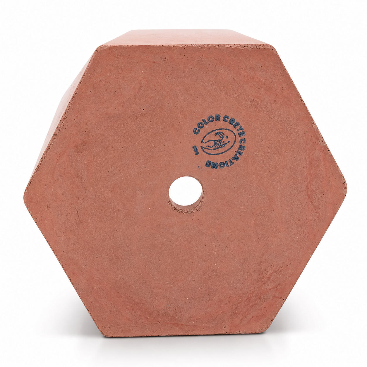 Hexagon-Shaped Plant Holder | 4" x 3.75" x 2" | Color Crete Creations