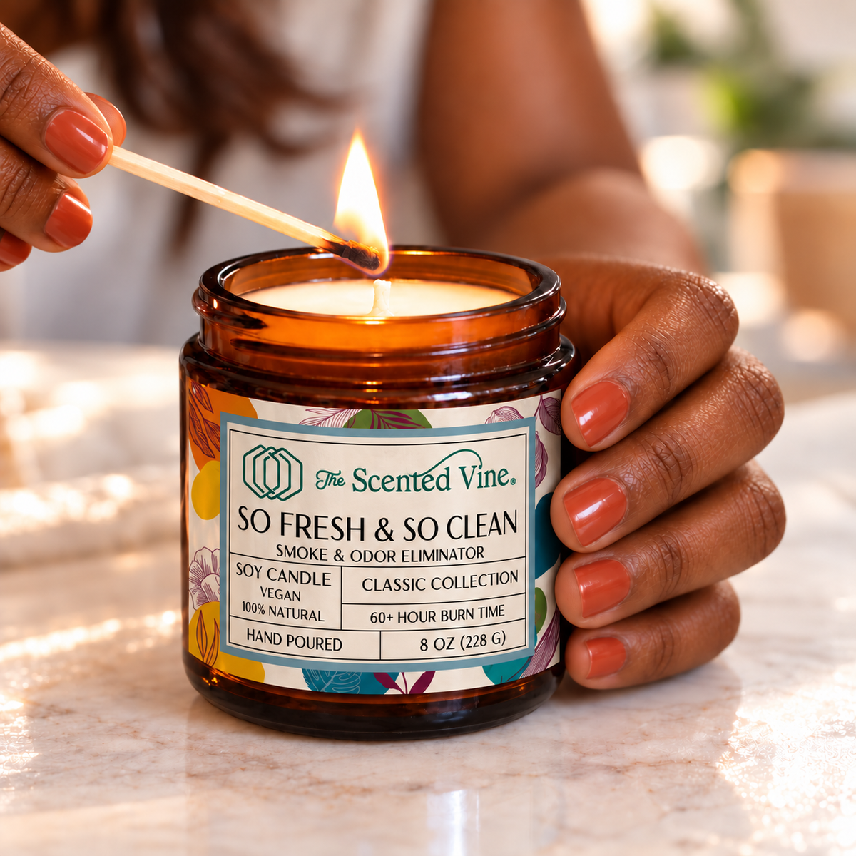 So Fresh & So Clean Candle (Smoke and Odor Eliminator) Soy Candle