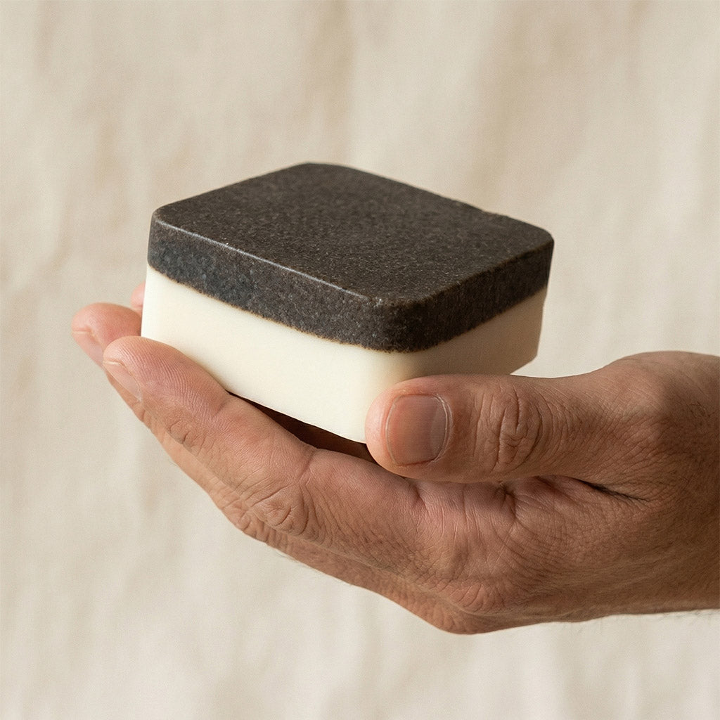 Lavender Coffee Soap — 2-in-1 Exfoliating Bar