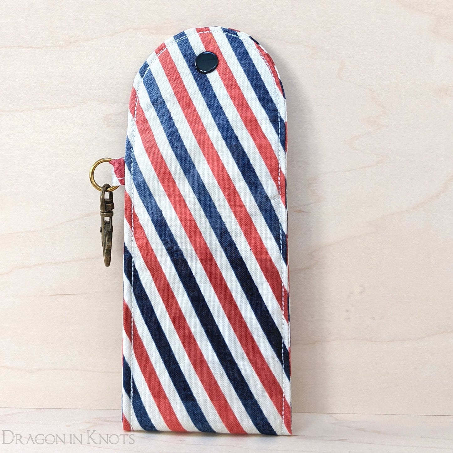 Par Avion Tall Lip Gloss Pouch Keychain