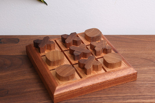 Handmade Tic-Tac-Toe Game- Made to order