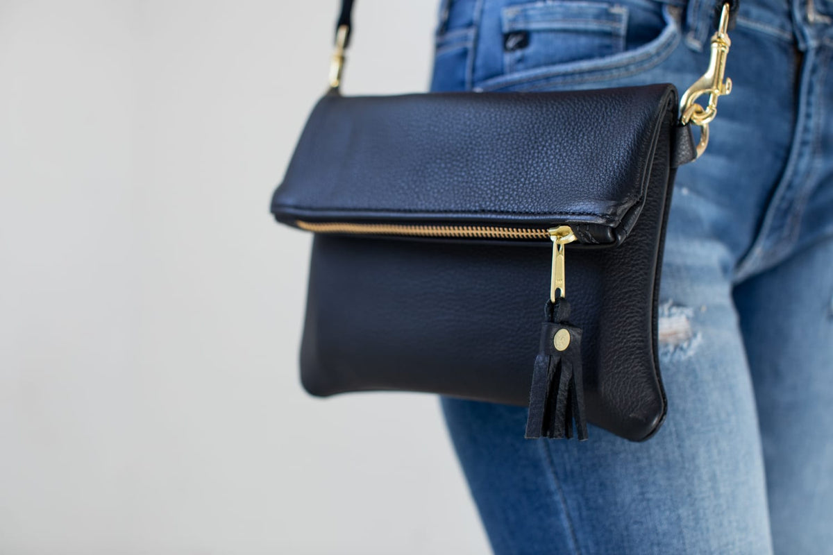 Foldover Crossbody Purse