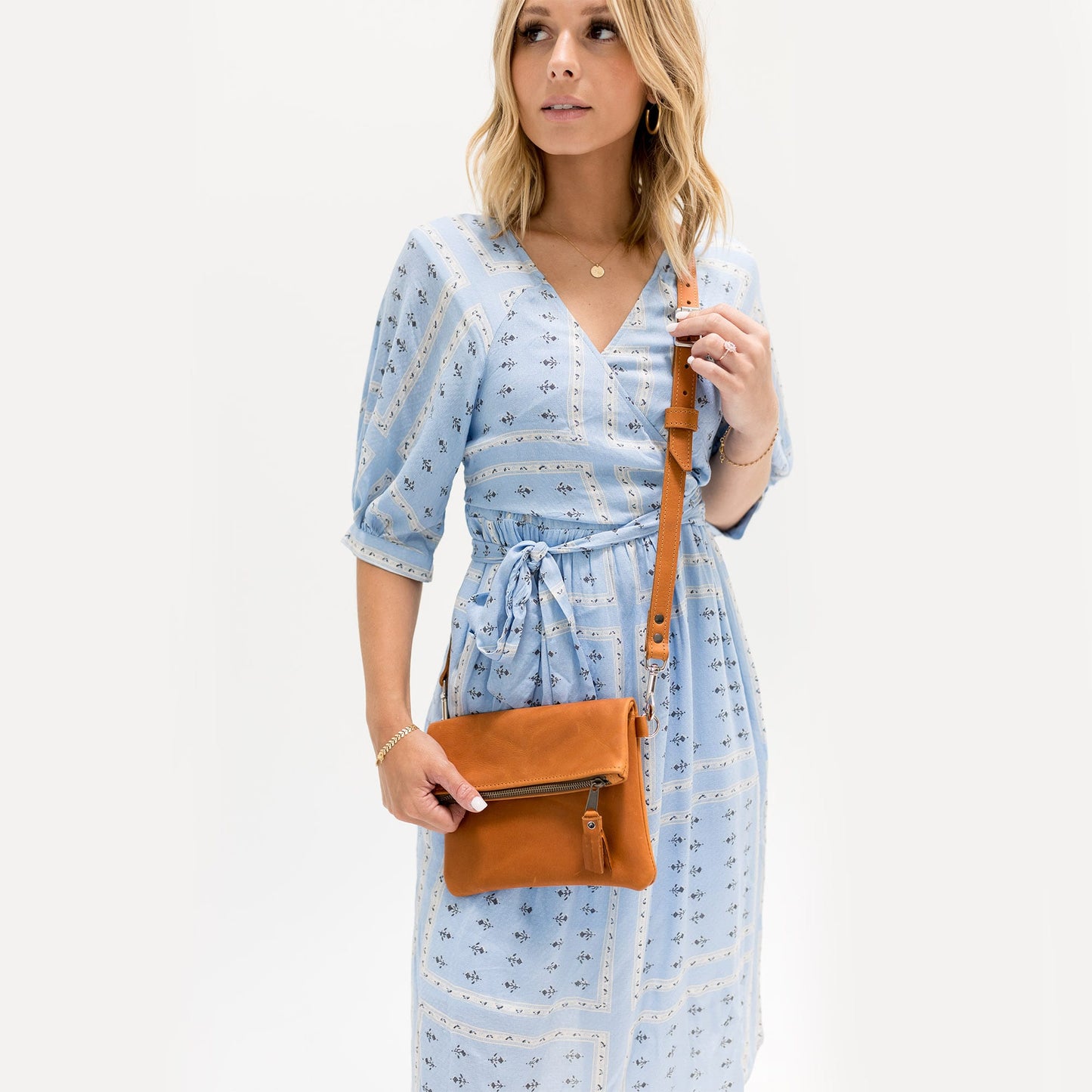 Foldover Crossbody Purse