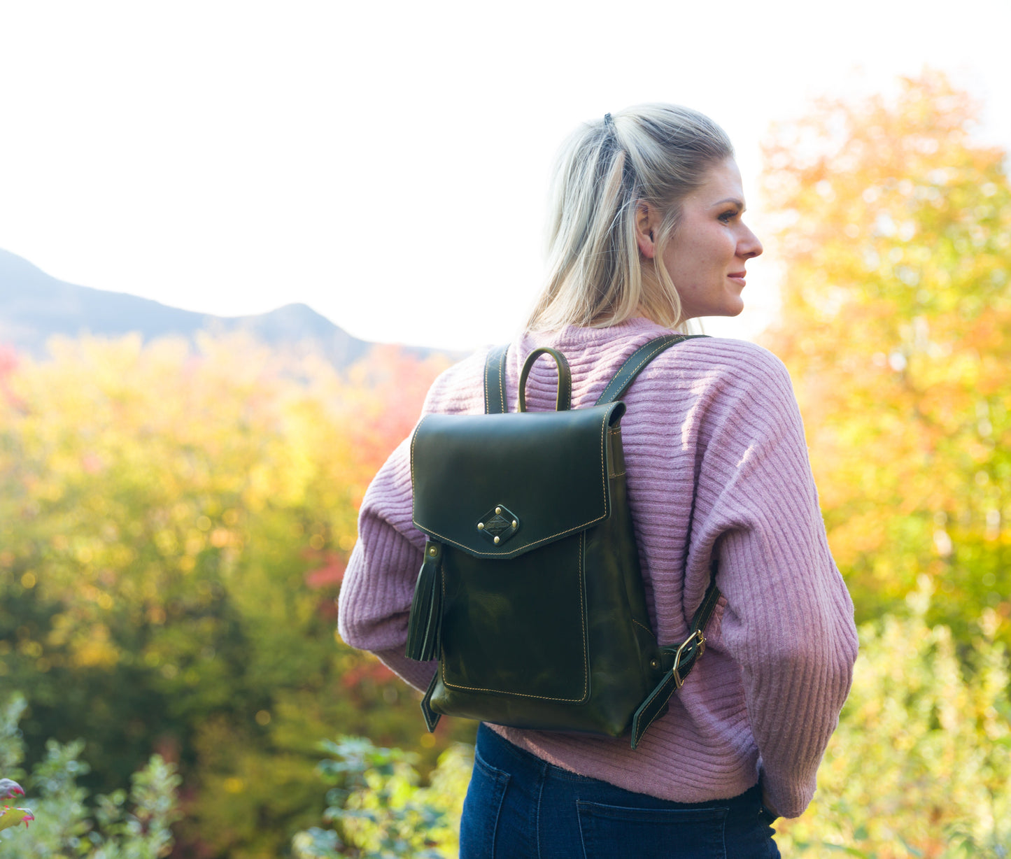 Leather Rucksack