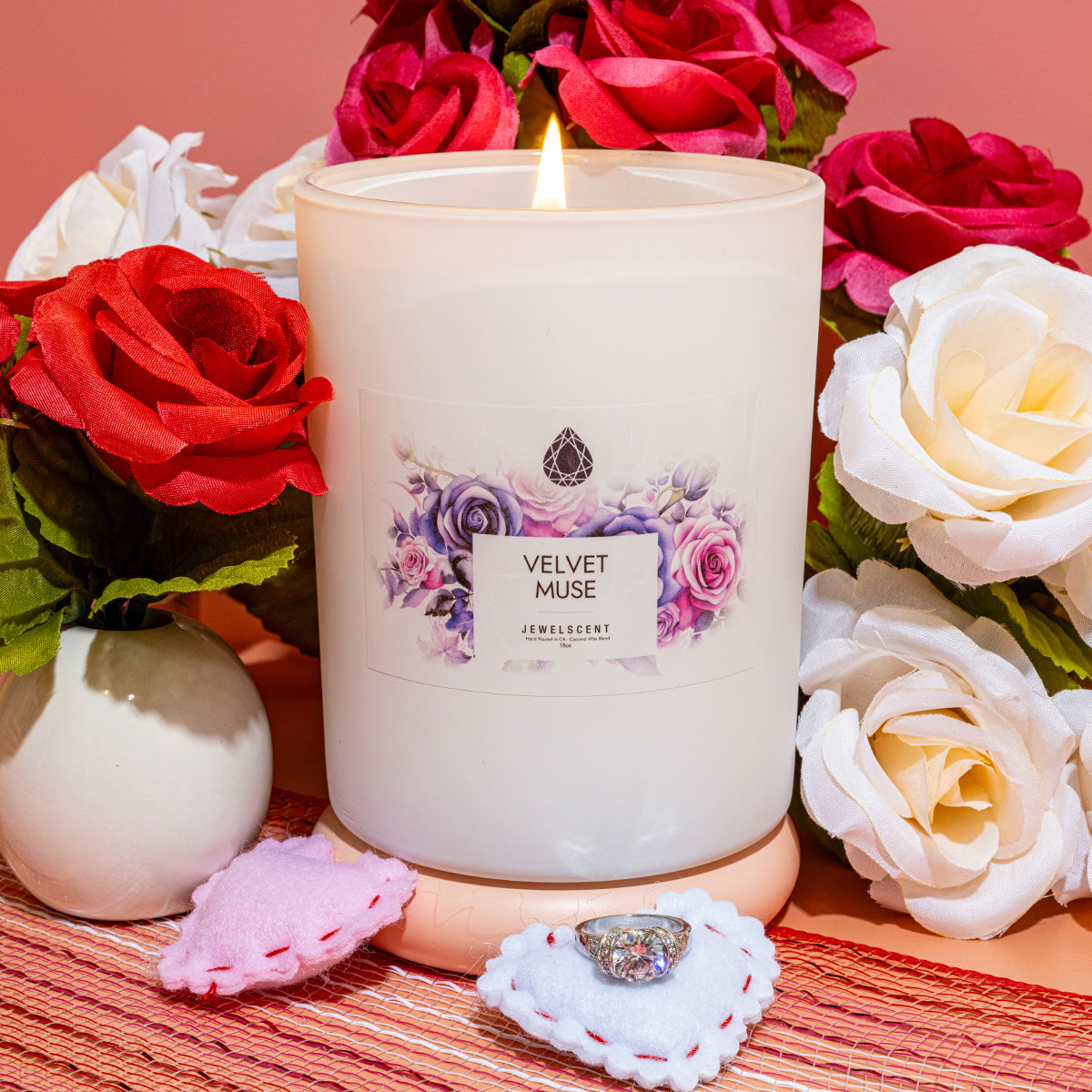 Velvet Muse 18oz Mystery Jewelry Candle