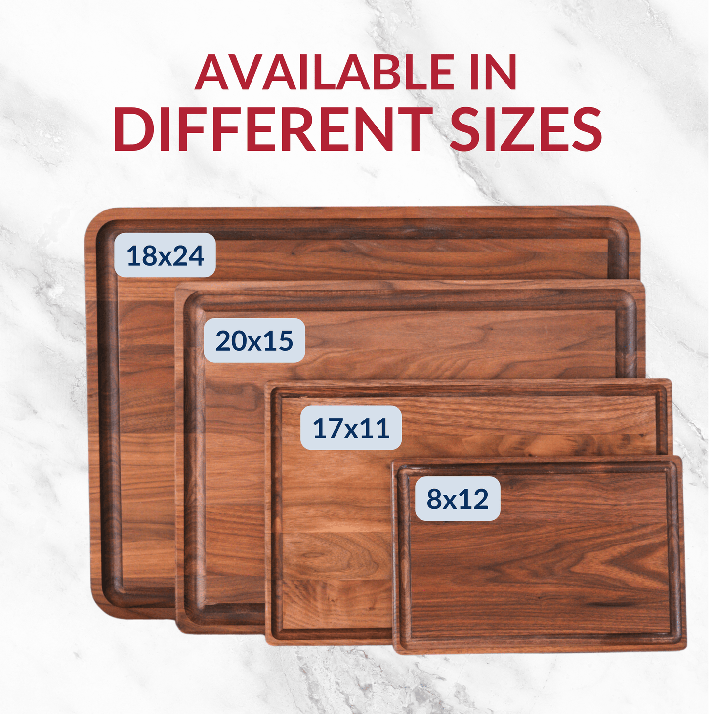 Large Walnut Wood Cutting Board