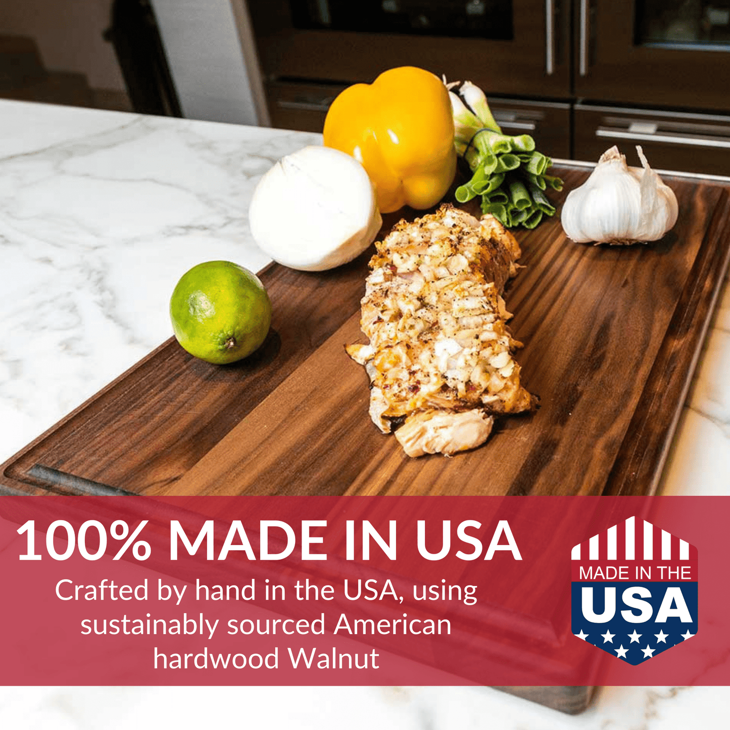 Medium Walnut Wood Cutting Board