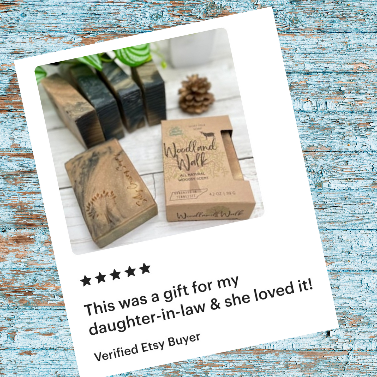 Woodland Walk Soap Bar with Tallow & Goat Milk