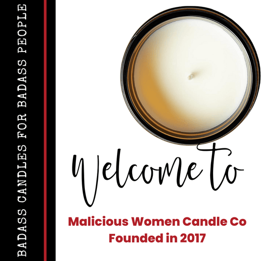 Garden Hoe | Scent: Citron & Stone | 9oz Funny Candle | Malicious Women Co